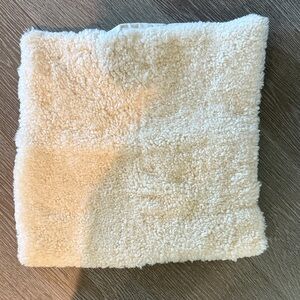 CB2 Ivory Sheepskin Pillow Cover